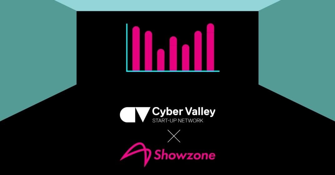 Showzone logo and Cyber Valley logo.